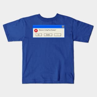 Do or Do Not There is No Try Windows Error Quote Kids T-Shirt